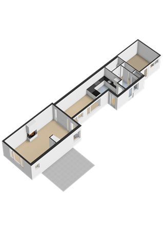 Floorplan - Koningin Emmastraat 7, 3751 CH Bunschoten-Spakenburg